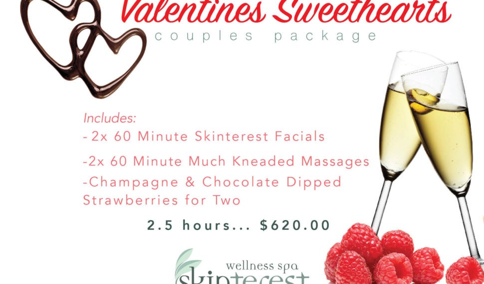 Valentine's spa package for couples.